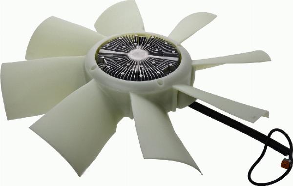 SACHS 2166 502 001 - Сцепление, вентилятор радиатора abcparts.ee