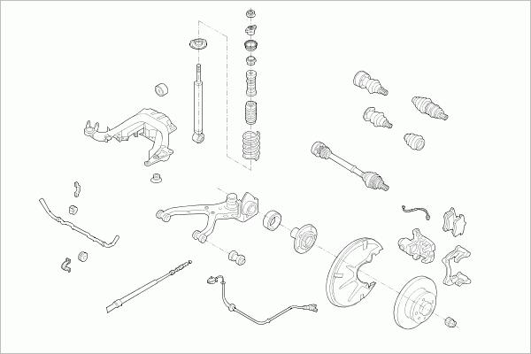 SACHS VW-PASSA-RS023 - Рулевое управление abcparts.ee