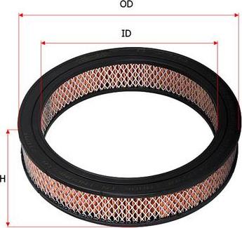 SAKURA Automotive A-2304 - Воздушный фильтр двигателя abcparts.ee