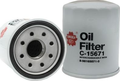 Sakura Filters AU C-15671 - Масляный фильтр abcparts.ee