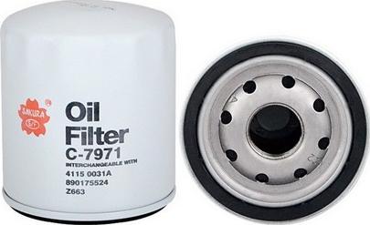 Sakura Filters AU C-7971 - Масляный фильтр abcparts.ee