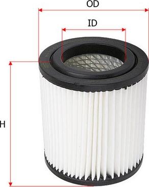 Sakura Filters AU FA-1647 - Воздушный фильтр двигателя abcparts.ee