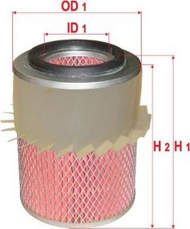 Sakura Filters AU FAS-1817 - Воздушный фильтр двигателя abcparts.ee