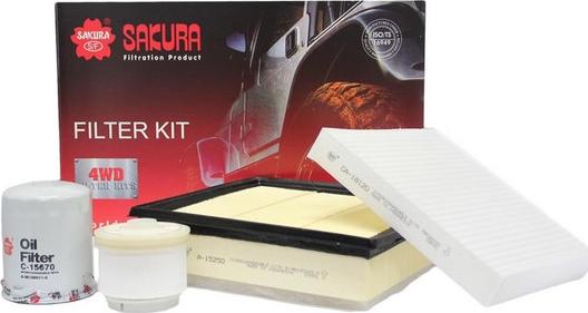 Sakura Filters AU K-15260 - Комплект фильтра abcparts.ee
