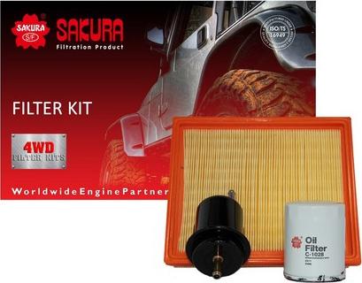 Sakura Filters AU K-17030 - Комплект фильтра abcparts.ee