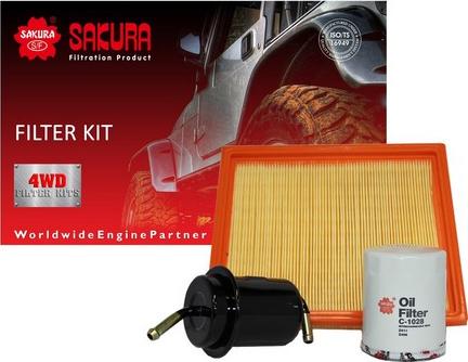 Sakura Filters AU K-17020 - Комплект фильтра abcparts.ee