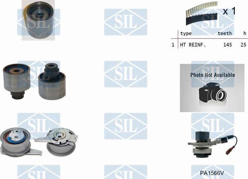 Saleri SIL K3PA1566V - Водяной насос + комплект зубчатого ремня ГРМ abcparts.ee