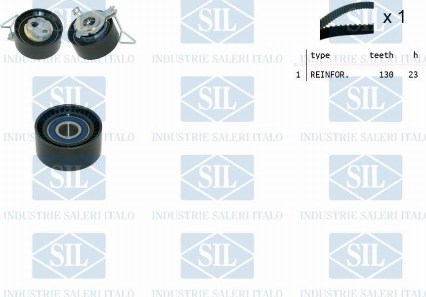 Saleri SIL TK1499 - Комплект зубчатого ремня ГРМ abcparts.ee