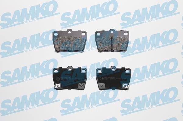 Samko 5SP997 - Тормозные колодки, дисковые, комплект abcparts.ee