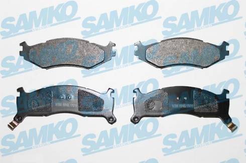 Samko 5SP455 - Тормозные колодки, дисковые, комплект abcparts.ee