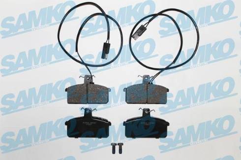 Samko 5SP097 - Тормозные колодки, дисковые, комплект abcparts.ee