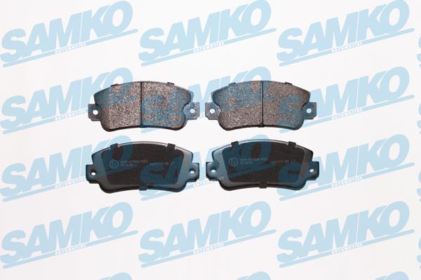 Samko 5SP006 - Тормозные колодки, дисковые, комплект abcparts.ee