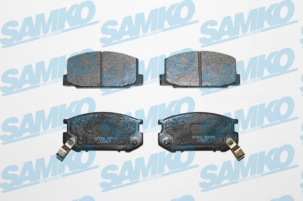 Samko 5SP070 - Тормозные колодки, дисковые, комплект abcparts.ee