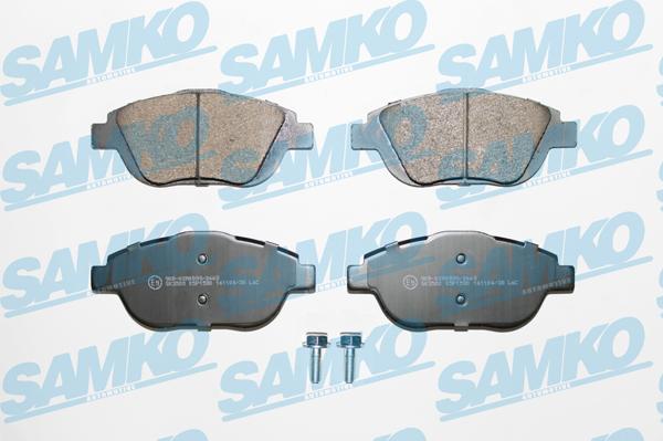 Samko 5SP1590 - Тормозные колодки, дисковые, комплект abcparts.ee