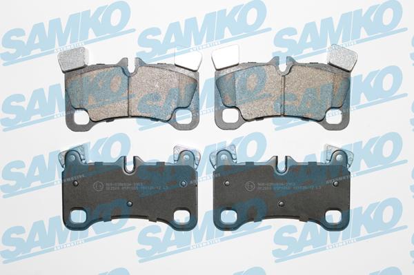 Samko 5SP1655 - Тормозные колодки, дисковые, комплект abcparts.ee