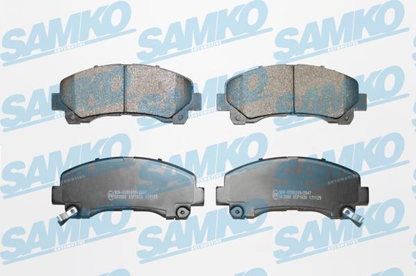Samko 5SP1630 - Тормозные колодки, дисковые, комплект abcparts.ee