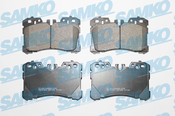 Samko 5SP1848 - Тормозные колодки, дисковые, комплект abcparts.ee