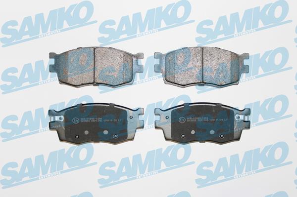 Samko 5SP1345 - Тормозные колодки, дисковые, комплект abcparts.ee