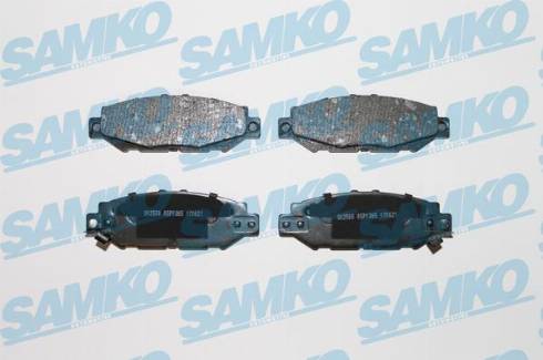 Samko 5SP1385 - Тормозные колодки, дисковые, комплект abcparts.ee