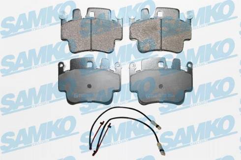 Samko 5SP1371A - Тормозные колодки, дисковые, комплект abcparts.ee