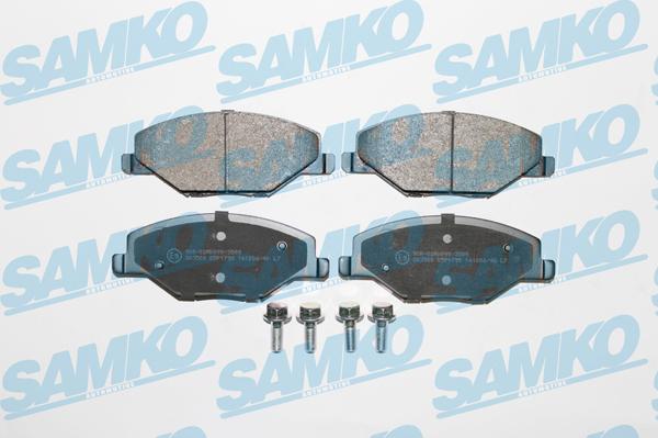 Samko 5SP1795 - Тормозные колодки, дисковые, комплект abcparts.ee