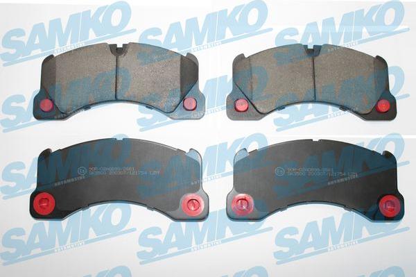 Samko 5SP1754 - Тормозные колодки, дисковые, комплект abcparts.ee