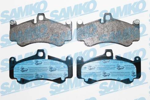 Samko 5SP1765 - Тормозные колодки, дисковые, комплект abcparts.ee