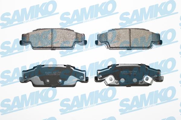 Samko 5SP1705 - Тормозные колодки, дисковые, комплект abcparts.ee