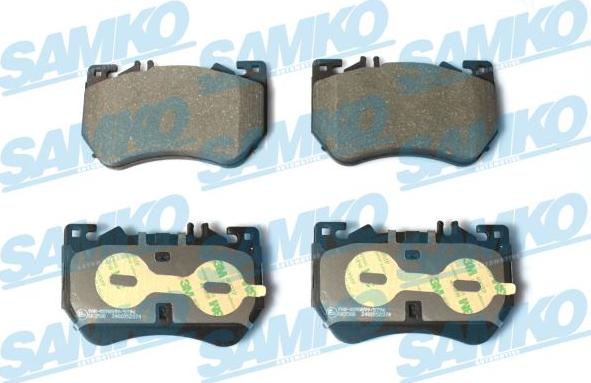 Samko 5SP2374 - Тормозные колодки, дисковые, комплект abcparts.ee