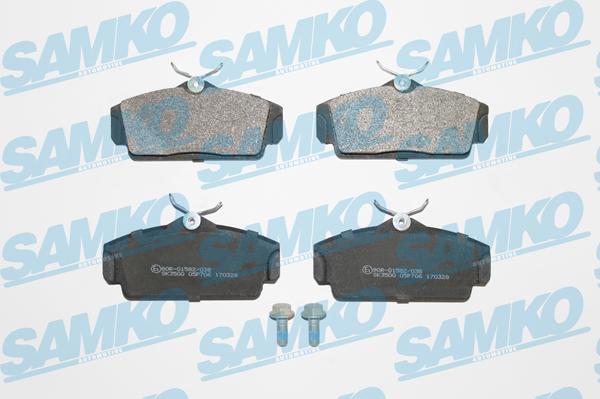 Samko 5SP706 - Тормозные колодки, дисковые, комплект abcparts.ee