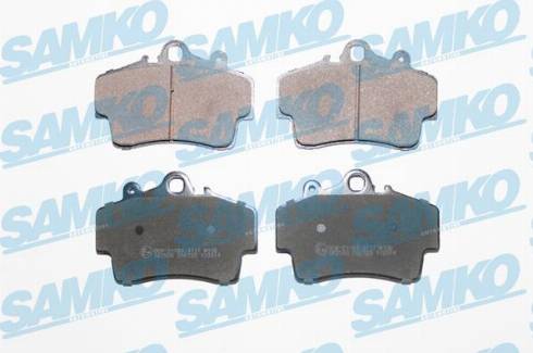 Samko 5SP722 - Тормозные колодки, дисковые, комплект abcparts.ee