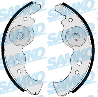 Samko 84370 - Комплект тормозных колодок, барабанные abcparts.ee