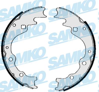 Samko 85450 - Комплект тормозных колодок, барабанные abcparts.ee