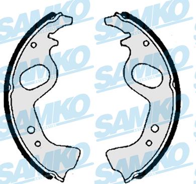 Samko 80889 - Комплект тормозных колодок, барабанные abcparts.ee