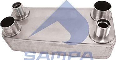 Sampa 044.191 - Масляный радиатор, ступенчатая коробка передач abcparts.ee