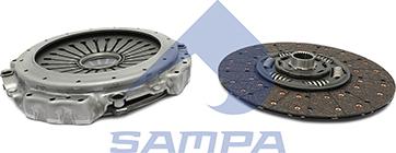 Sampa 040.880 - Комплект сцепления abcparts.ee