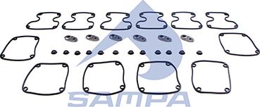 Sampa 030.709 - Комплект прокладок, крышка головки цилиндра abcparts.ee