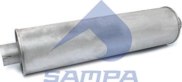 Sampa 021.187 - Средний / конечный глушитель ОГ abcparts.ee