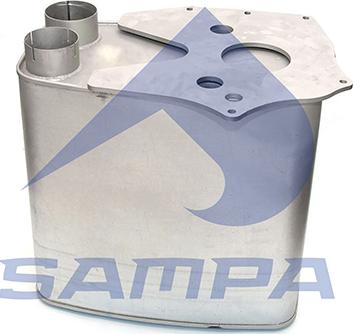 Sampa 021.279 - Средний / конечный глушитель ОГ abcparts.ee