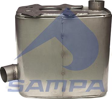 Sampa 023.010 - Средний глушитель выхлопных газов abcparts.ee