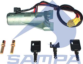 Sampa 077.067 - Замок зажигания, включение стартера abcparts.ee