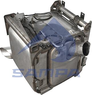 Sampa 203.085 - Глушитель выхлопных газов, конечный abcparts.ee