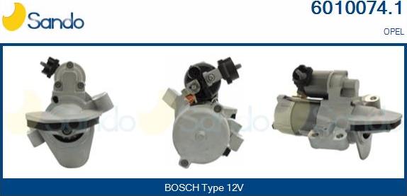 Sando 6010074.1 - Стартер abcparts.ee