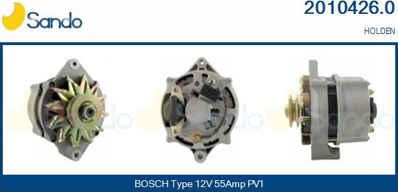 Sando 2010426.0 - Генератор abcparts.ee