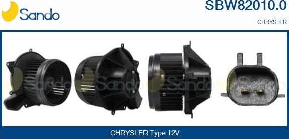 Sando SBW82010.0 - Вентилятор салона abcparts.ee