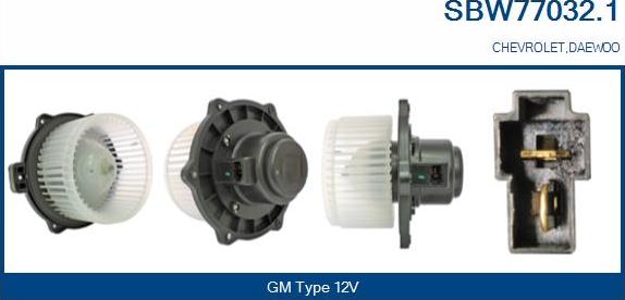 Sando SBW77032.1 - Вентилятор салона abcparts.ee