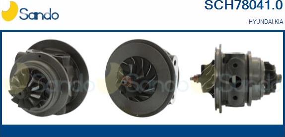 Sando SCH78041.0 - Картридж турбины, группа корпуса компрессора abcparts.ee