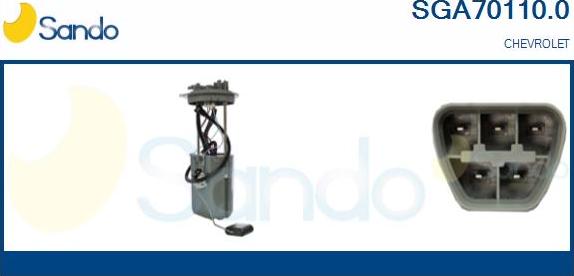 Sando SGA70110.0 - Модуль топливного насоса abcparts.ee