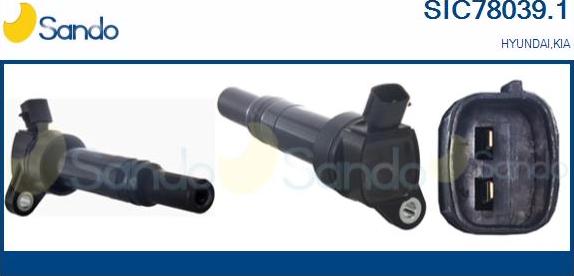 Sando SIC78039.1 - Катушка зажигания abcparts.ee