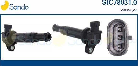 Sando SIC78031.0 - Катушка зажигания abcparts.ee